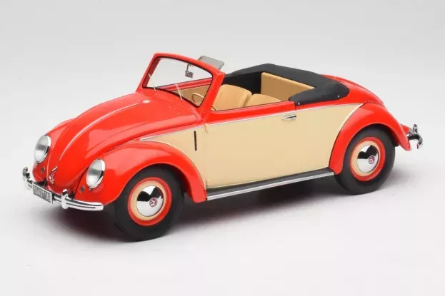 Minichamps Volkswagen Beetle 1200 Cabriolet Hebmueller 1949 1:18 107054231